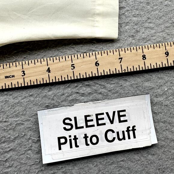 Vintage Christian Dior Short Sleeve Button Up Shirt Mens Large Yellow Pockets - Picture 4 of 12